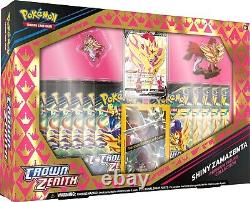 2 Pokemon TCG Crown Zenith Premium Figure Collection Shiny V Box Factory Sealed