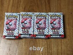 36x Pokemon TCG Scarlet Violet 151 Booster Packs Lot Factory Sealed Box Qty NEW