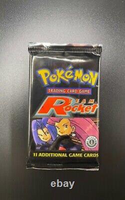 BOX FRESH 1st Edition Team Rocket Booster Pack FACTORY SEALED 2000 WOTC
