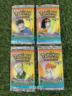 BOX FRESH Pokemon 1st Edition Gym Heroes Booster Pack FACTORY SEALED WOTC