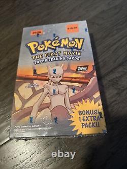 Blue Label SEALED pokémon the first movie topps booster Box (10packs)
