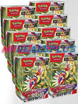 NEW Pokemon Scarlet and Violet Build and Battle Box Display Case 40 Packs Sealed
