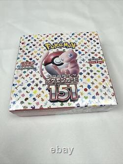 Pokemon 151 JAPANESE Booster Box Sealed sv2a 20 packs, 7 cards