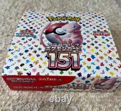 Pokemon Card 151 Scarlet & Violet Booster Box sv2a Japanese No Shrink Unopened