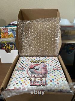 Pokemon Cards Scarlet & Violet 151 SV2a Booster Box Sealed Japanese US Seller