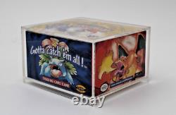 Pokemon Empty 1st Edition Base Set Booster Box Shadowless Acrylic Protected WOTC