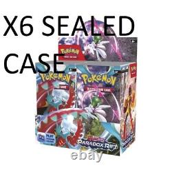 Pokemon TCG Paradox Rift SEALED Booster Box Case 6 Boxes NOVEMBER 3RD PRESALE