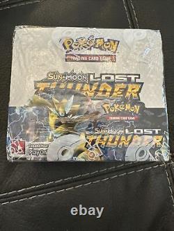 Pokemon TCG Sun & Moon Lost Thunder Booster Box Factory Sealed