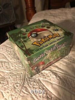 Rare mint Pokemon 1st Edition Jungle Booster Box Factory Sealed 1999 Mint