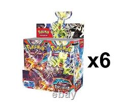 SEALED CASE! 6x Obsidian Flames Booster Box SV03 Pokemon TCG